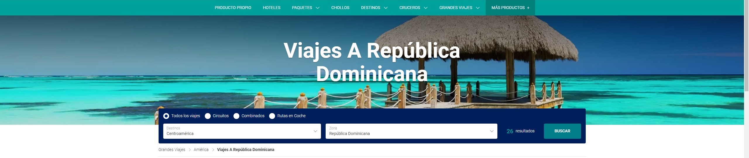 buscador viajes republica dominicana