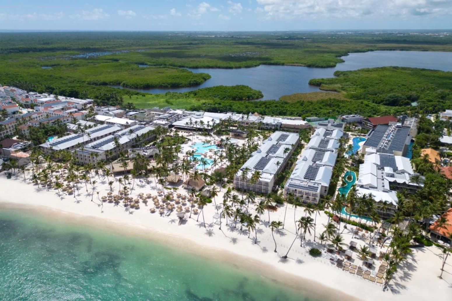 Vista aérea del Sunscape Coco Punta Cana