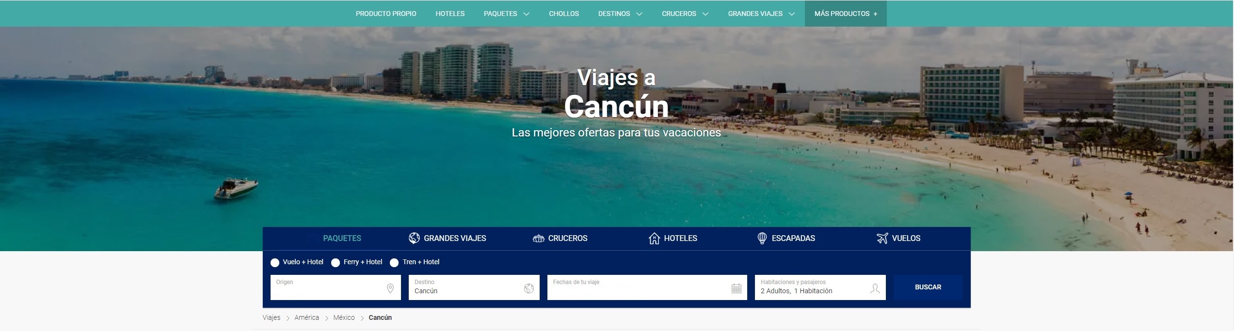 paquetes turisticos cancun