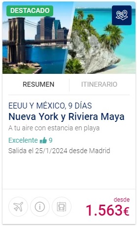 ofertas combinado nueva york caribe