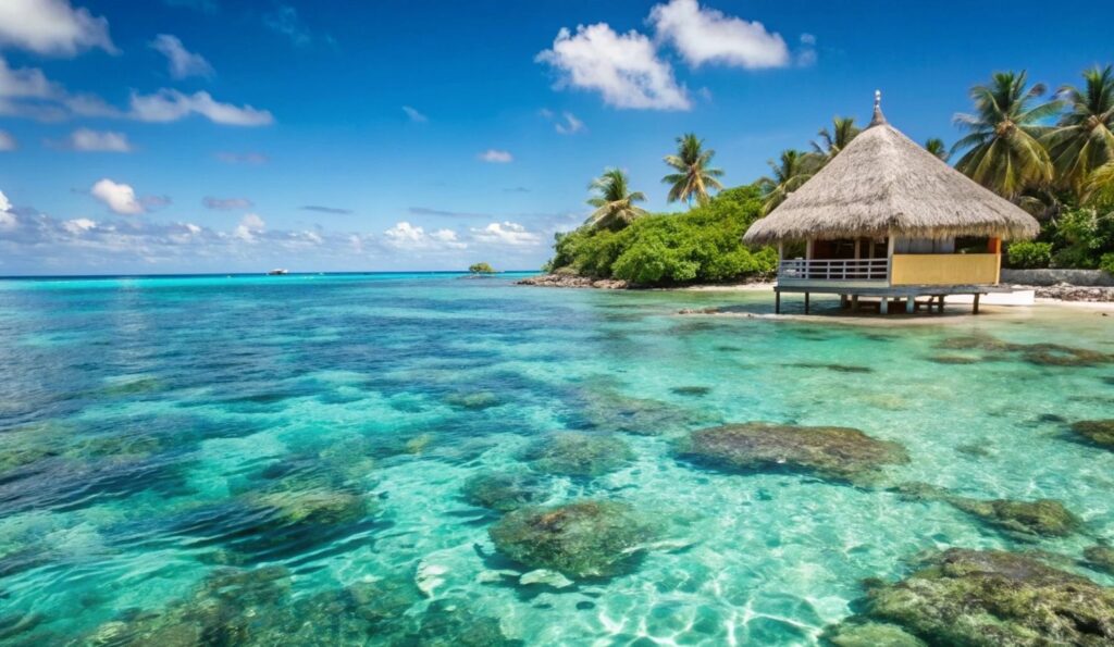 Playa de Punta Cana en su mejor momento, ideal para relajarse en pareja o en familia